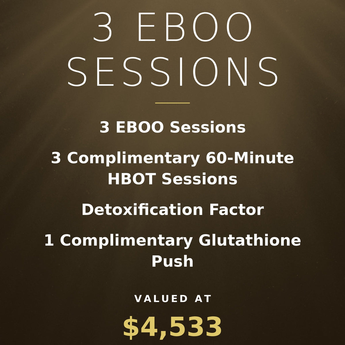 3 EBOO Sessions
