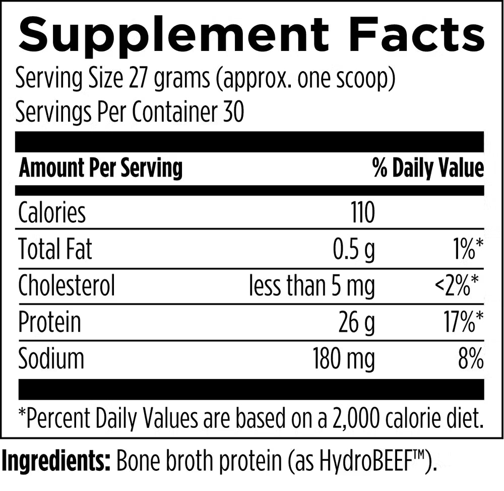 Bone Broth Protein by Designs for Health