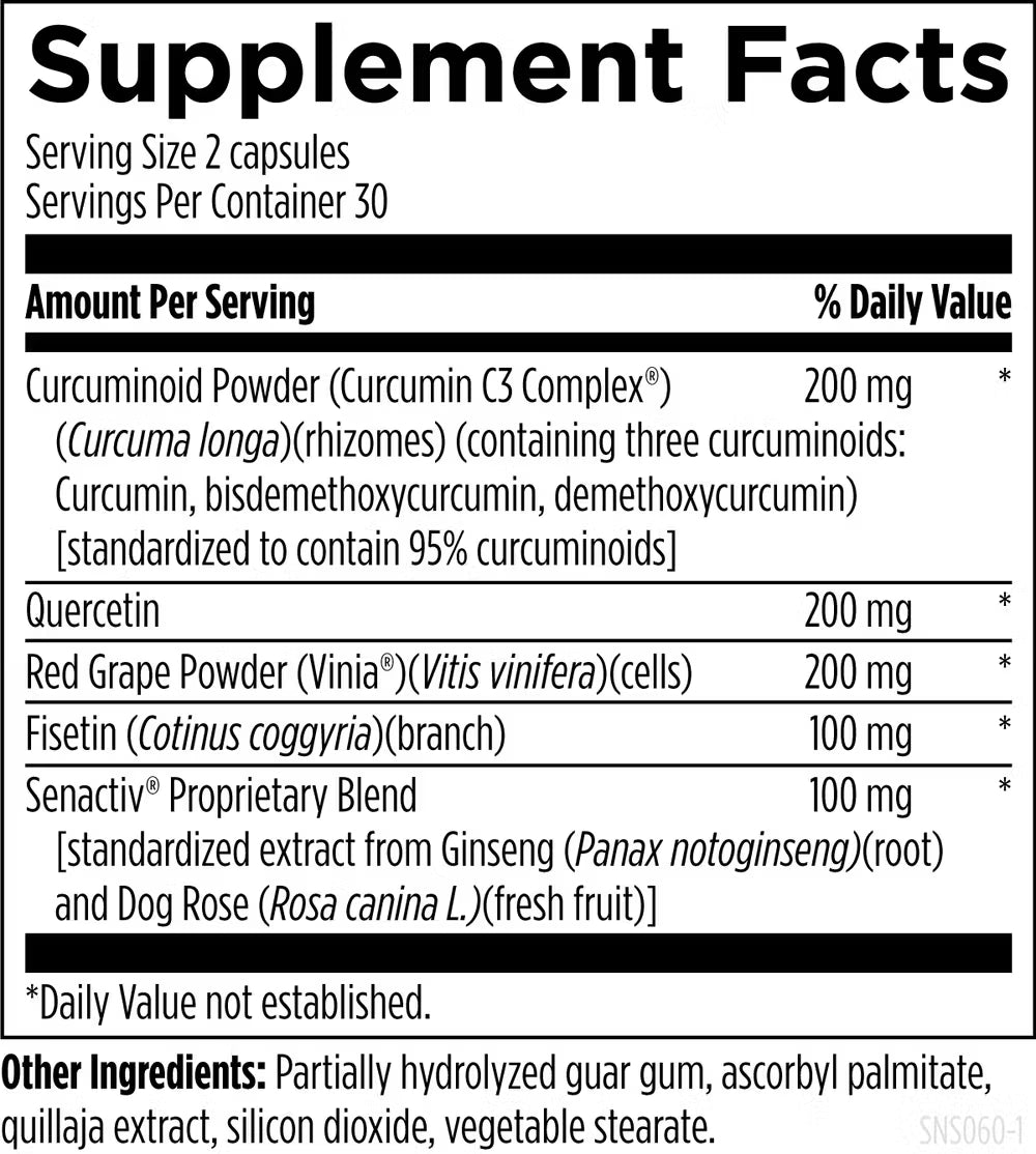 Senolytic Synergy by Designs for Health